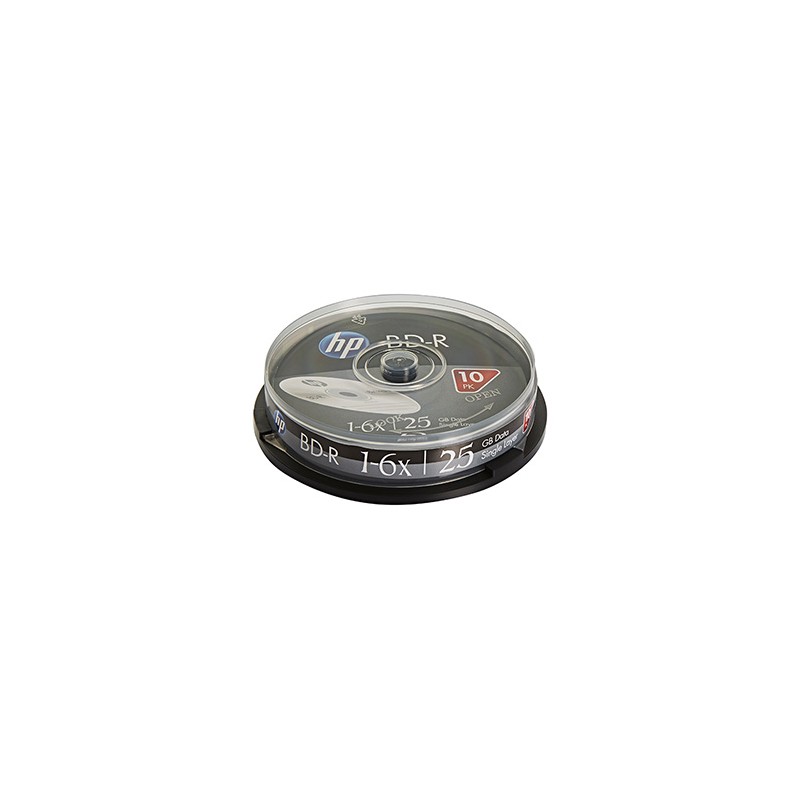 HP BD-R, Single Layer 25GB, Standard, cake box, BRE00071-3, 69321, 6x, 10-pack, do archiwizacji danych