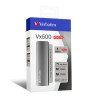 SSD Zewnętrzny Verbatim Vx500, 47443, 480GB, srebrny, 2.5", USB-C