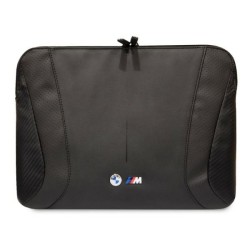 BMW torba do laptopa BMCS16SPCTFK czarna M Comp Sleeve 16 Carbon & Perforated