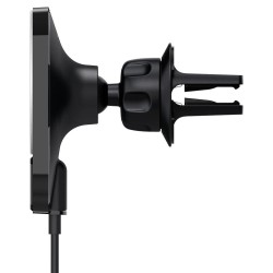 Spigen uchwyt samochodowy z ładowarką ITM12W Onetap Pro 3 Magnetic Magsafe Vent Car Mount Wireless Charger black