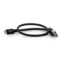 Verbatim USB kabel (2.0), USB A M - microUSB (M), 1m, reversible, czarny, box, 48863, EOL