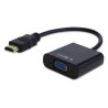 Video adapter, HDMI M - VGA (D-Sub) (F), 0.2 m, przewodowy, czarny, EOL