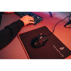 Surefire Eagle Claw Gaming Mysz przewodowa, czarna, 6400DPI