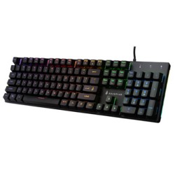 SureFire KingPin M2 multimedialna klawiatura dla gracza, RGB przewodowa (USB) US, czarna do gry, mechaniczna