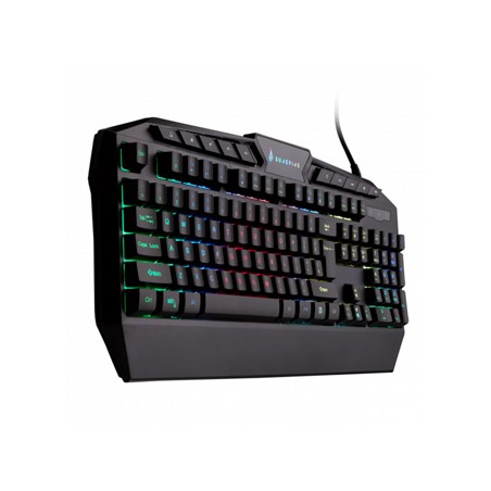 SureFire KingPin RGB klawiatura multimedialna przewodowa (USB) US, czarna do gry