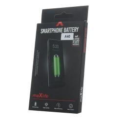 Bateria Maxlife do Samsung Galaxy A40 A405 EB-BA405ABE 3100mAh