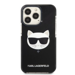 Karl Lagerfeld nakładka do iPhone 13 Pro KLHCP13LTPECK czarna hard case Iconic Choupette Head