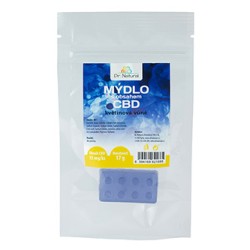 Mydło zawierające CBD, 17g, kwiatowy, z przeciwutleniaczami, Dr. Natural, EOL