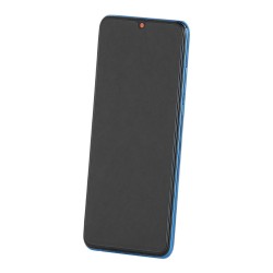 LCD + Panel Dotykowy Huawei P30 Lite MAR-LX1A 02352RQA niebieski z ramką i baterią wersja kamery 48Mpix oryginał