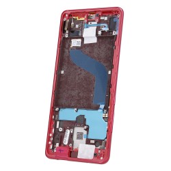 LCD + Panel Dotykowy Xiaomi MI 9T / Xiaomi 9T Pro 560910014033 560910013033 czerwony z ramką oryginał