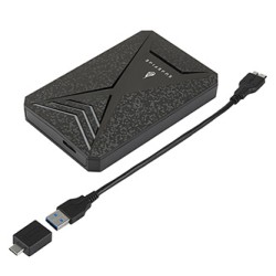 Surefire zewnętrzny dysk twardy, GX3 Gaming, 2.5", USB 3.0 (3.2 Gen 1), 1TB, 53681, czarny, HDD