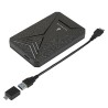Surefire zewnętrzny dysk twardy, GX3 Gaming, 2.5", USB 3.0 (3.2 Gen 1), 2TB, 53682, czarny, HDD