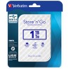 Verbatim zewnętrzny dysk twardy, Store N Go, 2.5", USB 3.0 (3.2 Gen 1), 1TB, 53206, biały