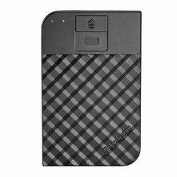 Verbatim zewnętrzny dysk twardy, Fingerprint Secure HDD, 2.5", USB 3.0 (3.2 Gen 1), 1TB, 53650, czarny, szyfrowany z czytnikiem 