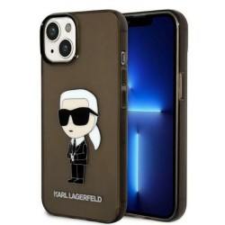 Karl Lagerfeld nakładka do iPhone 14 6,1&quot KLHCP14SHNIKTCK czarna hardcase Ikonik Karl Lagerfeld