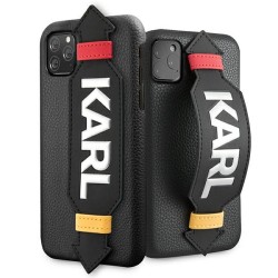 Karl Lagerfeld nakładka do iPhone 11 Pro KLHCN58HDAWBK czarna hardcase Strap