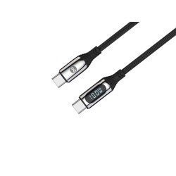 Forever kabel LCD USB-C - USB-C 1,0 m 100W czarny