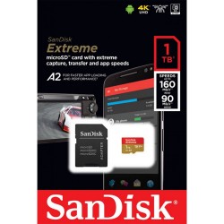SanDisk karta pamięci 1TB microSDXC Extreme Mobile A2 C10 V30 UHS-I U3 160 / 90 MB/s