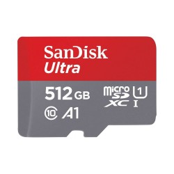 SanDisk karta pamięci 512GB microSDXC Ultra Android kl. 10 UHS-I 120 MB/s A1 + adapter
