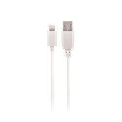 Maxlife kabel USB - Lightning 2,0 m 2A biały