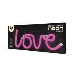 Neon LED LOVE różowy Bat + USB FLNEO5 Forever Light