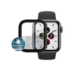 PanzerGlass Full Body szkło hartowane + etui do Apple Watch 4 / 5 / 6 / SE (40mm) czarna ramka TTT