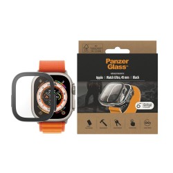 PanzerGlass Full Body szkło hartowane + etui do Apple Watch Ultra (49mm) czarna ramka TTT