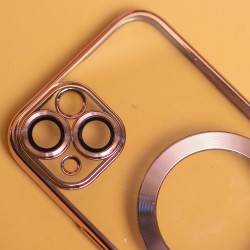 Nakładka Color Chrome Mag do iPhone 13 Pro Max 6,7&quot różowo-złota
