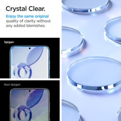 Spigen szkło hartowane Glas.TR &quotEZ FIT&quot 2-Pack do Samsung Galaxy S23 Plus clear