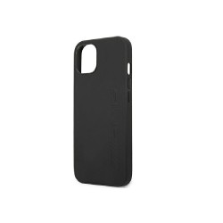 AMG nakładka do iPhone 13 Mini 5,4&quot AMHCP13SDOLBK czarna hardcase Leather Hot Stamped