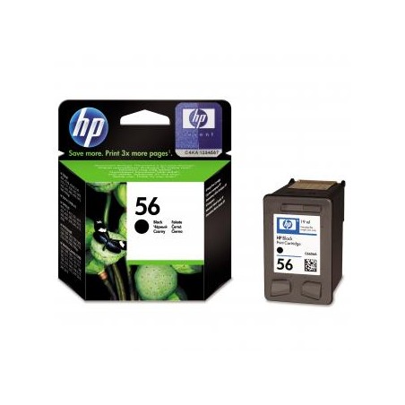 HP oryginalny ink / tusz C6656AE, HP 56, black, 520s, 19ml