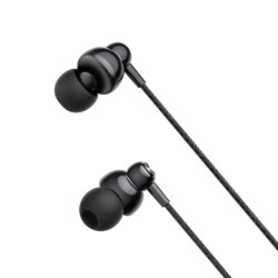 XO słuchawki przewodowe EP55 jack 3,5mm dokanałowe czarne