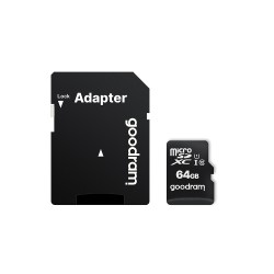 GoodRam karta pamięci 64GB microSDXC kl. 10 UHS-I 30 / 15 MB/s + adapter