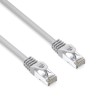 Przewód LAN S/FTP patchcord, Cat.6a, RJ45 M - RJ45 M, 3 m, podwójnie ekranowany, LSOH, szary, 10 Gb/s economy, EOL