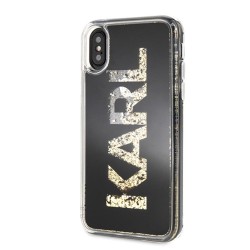 Karl Lagerfeld nakładka do iPhone X / XS KLHCPXKAGBK przeźroczyste hard case Karl Logo