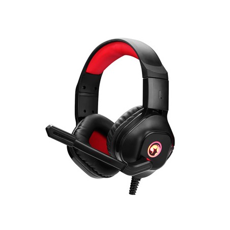 Marvo HG8929 słuchawki z mikrofonem, przewodowa, czarna, podświetlona, 3.5 mm jack + rozdvojka + USB, EOL
