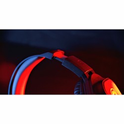 Marvo HG8929 słuchawki z mikrofonem, przewodowa, czarna, podświetlona, 3.5 mm jack + rozdvojka + USB, EOL