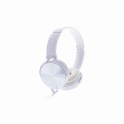 Rebeltec słuchawki przewodowe Magico nauszne białe