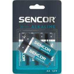 Sencor Jednorazowa alkaliczna baterie AA, 6-pack