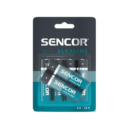 Sencor Jednorazowa alkaliczna baterie AA, 6-pack