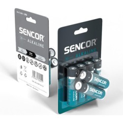 Sencor Jednorazowa alkaliczna baterie AA, 6-pack
