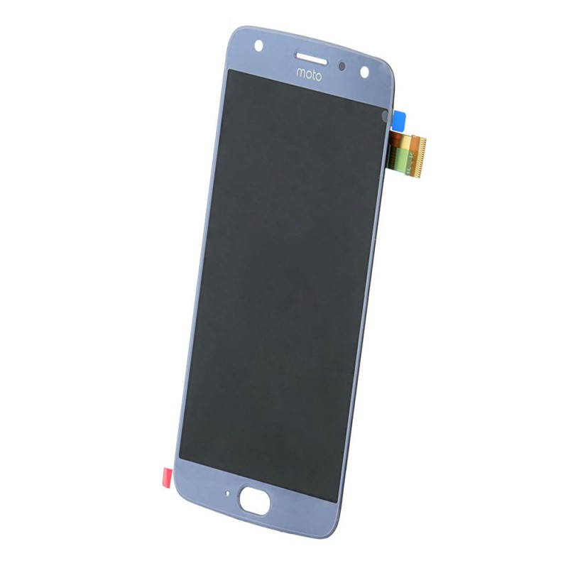 LCD + Panel Dotykowy Motorola Moto X4 01019484004W niebieski z ramką oryginał