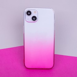 Nakładka Gradient 2 mm do iPhone 13 6,1&quot różowa