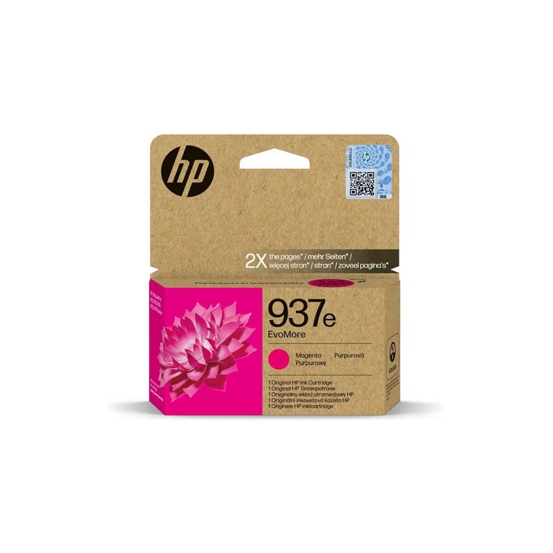 Oryginalny Tusz Magenta HP 937e (4S6W7NE)