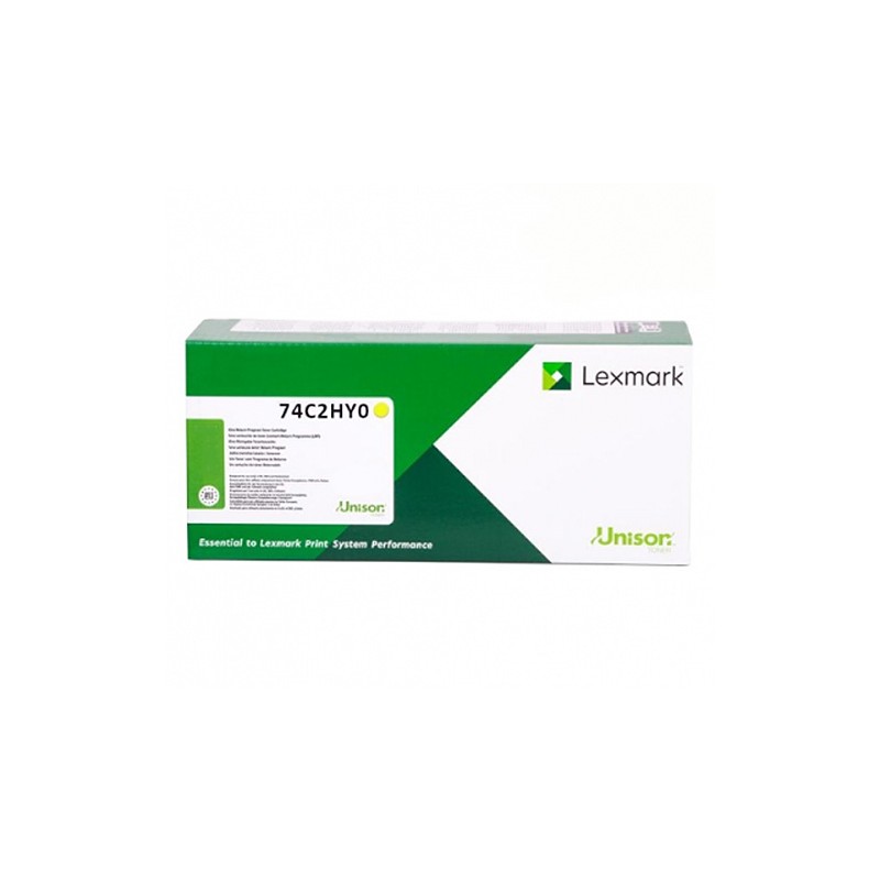 Oryginalny Toner Yellow Lexmark CS725 (74C2HY0)