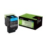 Oryginalny Toner Cyan Lexmark CX510 (80C2XC0)