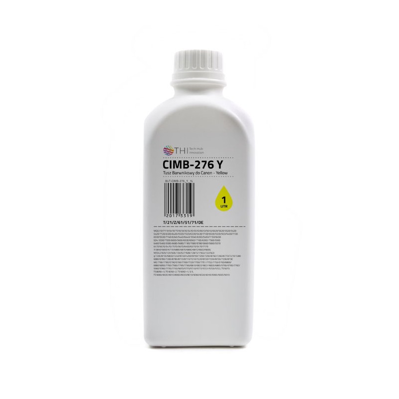 Butelka Yellow Canon 1L Tusz Barwnikowy (Dye) INK-MATE CIMB276
