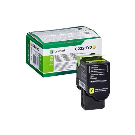 Oryginalny Toner Yellow Lexmark C2325 (C232HY0)