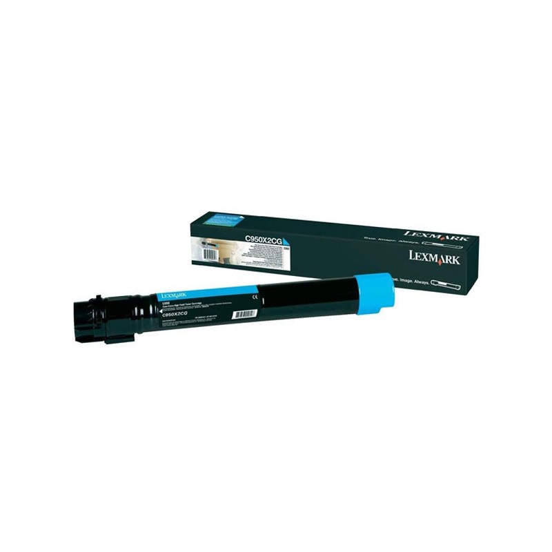 Oryginalny Toner Cyan Lexmark C950 (C950X2CG)