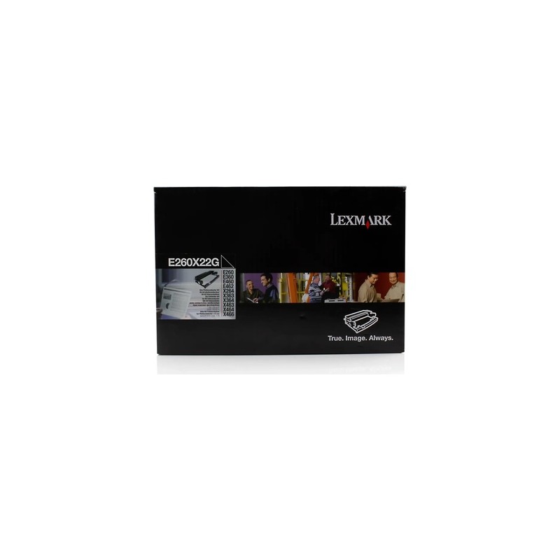 Oryginalny Moduł Bębna Czarny Lexmark E260/E360/E460/X264/X364/X463 (E260X22G)